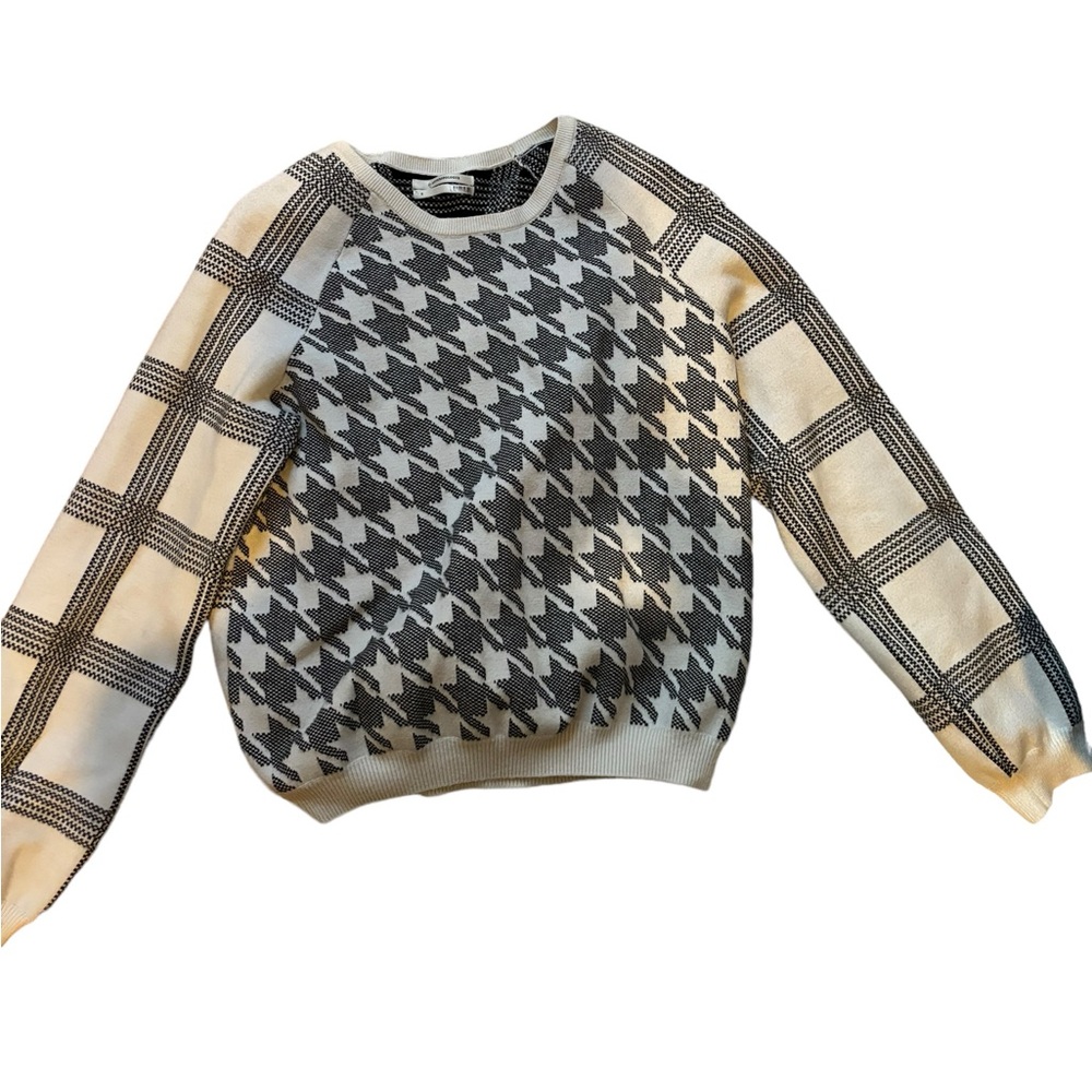 Anthropologie Black and White Sweater size: small